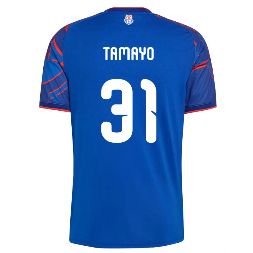 Danxen Kinderen Bianneider Tamayo #31 Koninklijk Blauw Rood Thuisshirt Thuistenue 2026/27 T-Shirt België