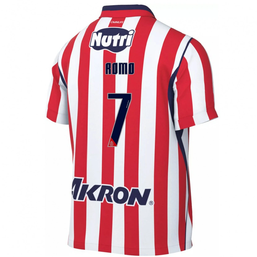 Danxen Kinderen Luis Romo #7 Rood Wit Thuisshirt Thuistenue 2026/27 T-Shirt België