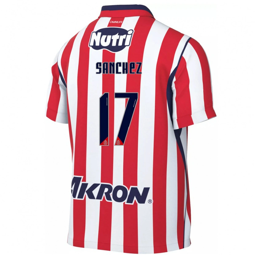 Danxen Kinderen Jesús Sánchez #17 Rood Wit Thuisshirt Thuistenue 2026/27 T-Shirt België