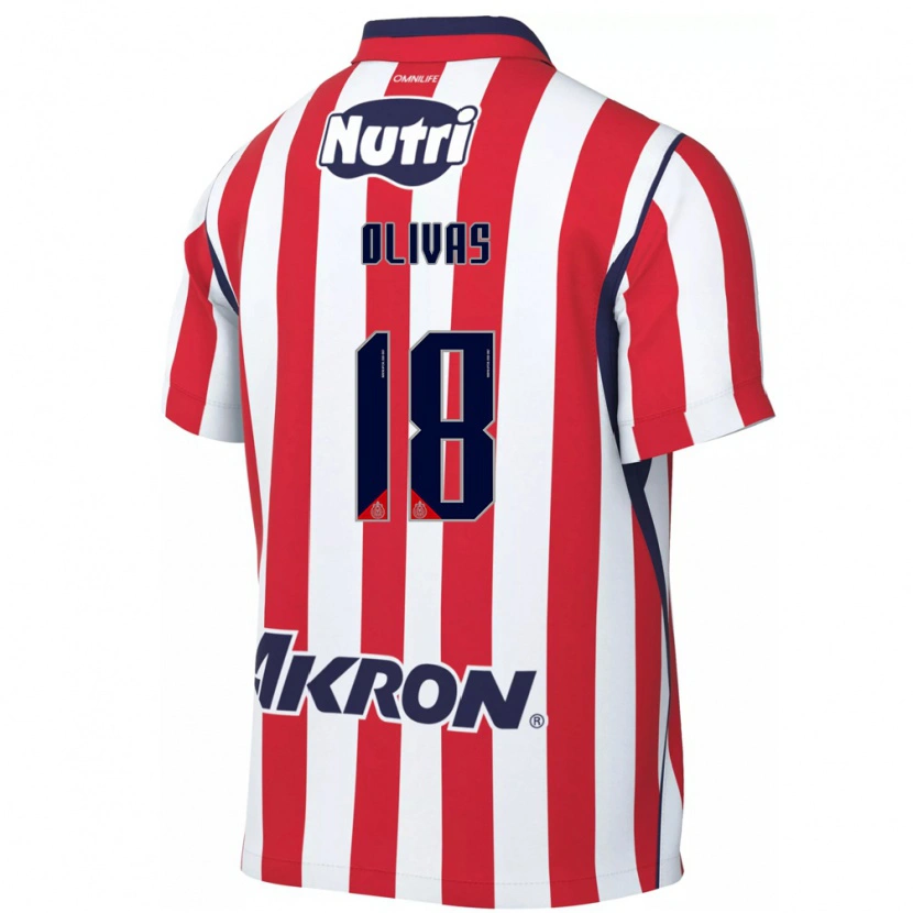 Danxen Kinderen Luis Olivas #18 Rood Wit Thuisshirt Thuistenue 2026/27 T-Shirt België