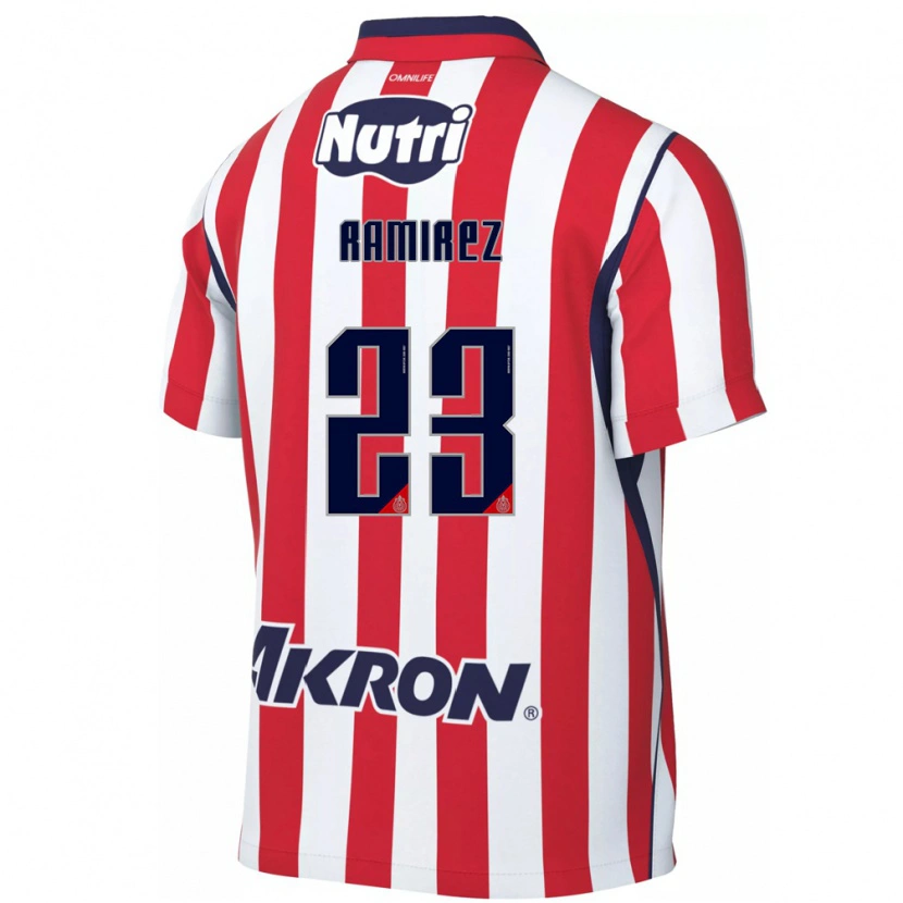 Danxen Kinderen Alessandra Ramírez #23 Rood Wit Thuisshirt Thuistenue 2026/27 T-Shirt België