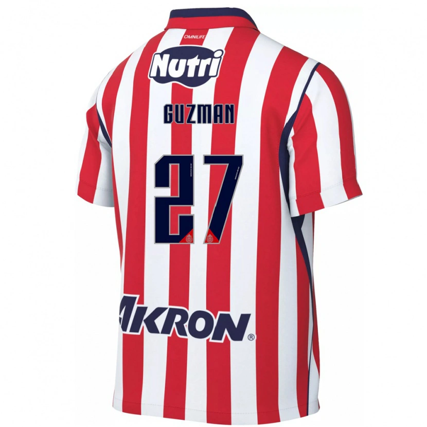 Danxen Kinderen Kinberly Guzmán #27 Rood Wit Thuisshirt Thuistenue 2026/27 T-Shirt België