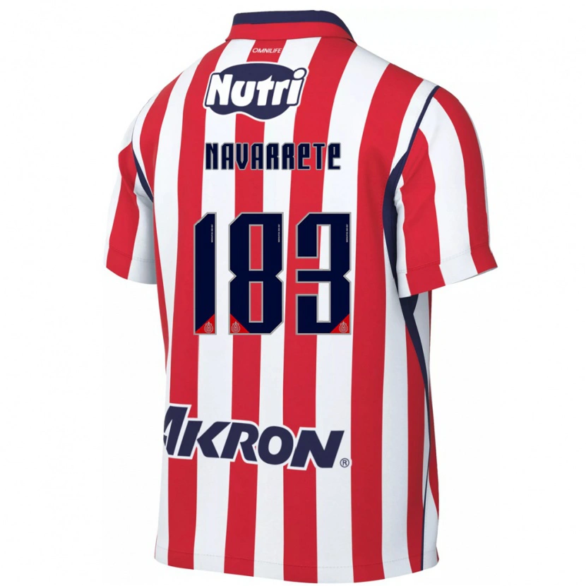 Danxen Kinderen Cristo Navarrete #183 Rood Wit Thuisshirt Thuistenue 2026/27 T-Shirt België