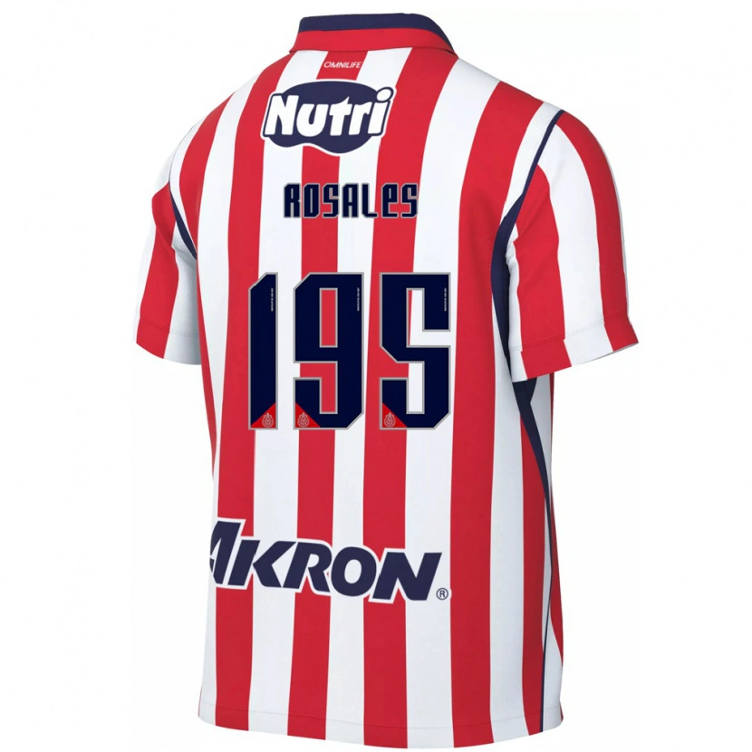 Danxen Kinderen Diego Rosales #195 Rood Wit Thuisshirt Thuistenue 2026/27 T-Shirt België