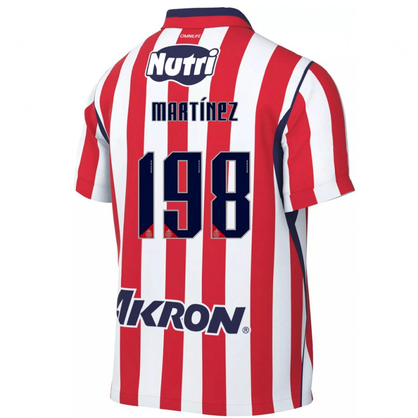 Danxen Kinderen Andrew Martínez #198 Rood Wit Thuisshirt Thuistenue 2026/27 T-Shirt België