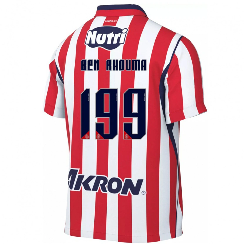 Danxen Kinderen Anwar Ben Rhouma #199 Rood Wit Thuisshirt Thuistenue 2026/27 T-Shirt België
