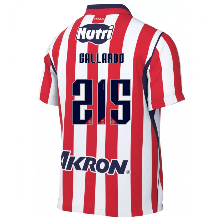 Danxen Kinderen Jonathan Gallardo #215 Rood Wit Thuisshirt Thuistenue 2026/27 T-Shirt België