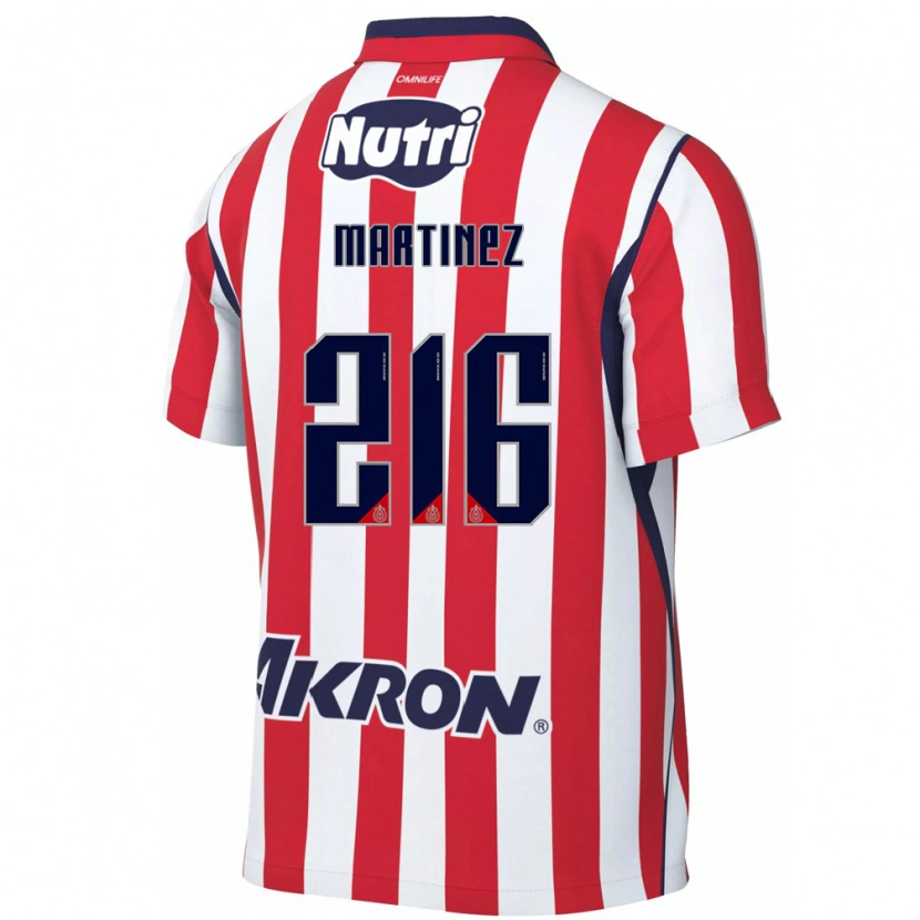 Danxen Kinderen Isaac Martínez #216 Rood Wit Thuisshirt Thuistenue 2026/27 T-Shirt België