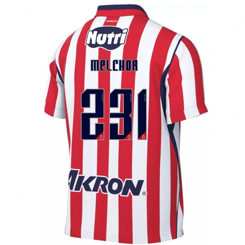 Danxen Kinderen Oziel Melchor #231 Rood Wit Thuisshirt Thuistenue 2026/27 T-Shirt België