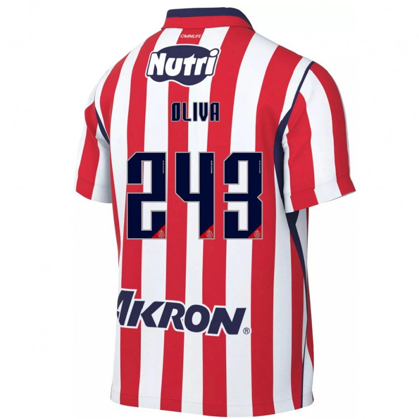 Danxen Kinderen Diego Oliva #243 Rood Wit Thuisshirt Thuistenue 2026/27 T-Shirt België