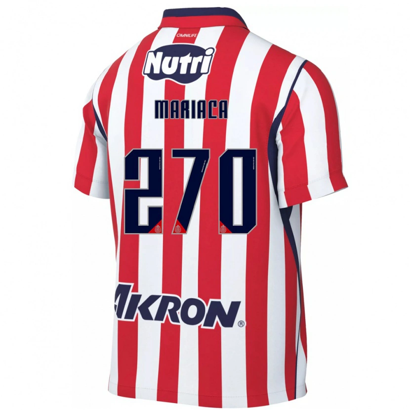 Danxen Kinderen Aldrin Mariaca #270 Rood Wit Thuisshirt Thuistenue 2026/27 T-Shirt België