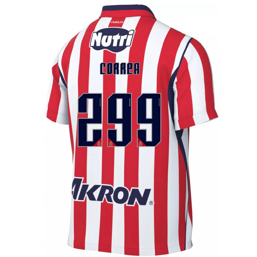 Danxen Kinderen Aarón Correa #299 Rood Wit Thuisshirt Thuistenue 2026/27 T-Shirt België