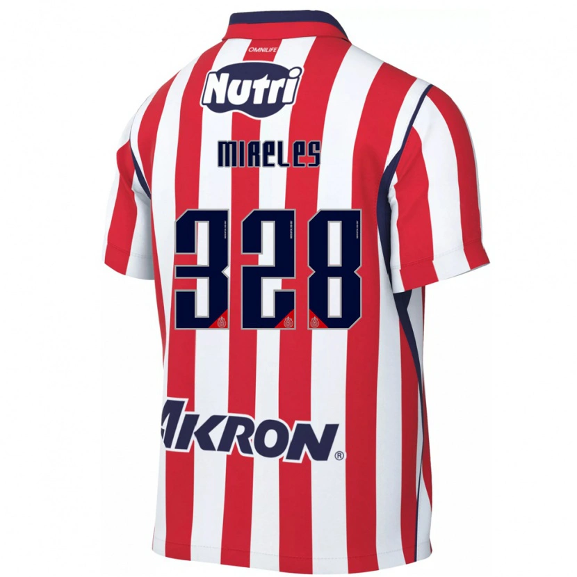 Danxen Kinderen Ricardo Mireles #328 Rood Wit Thuisshirt Thuistenue 2026/27 T-Shirt België