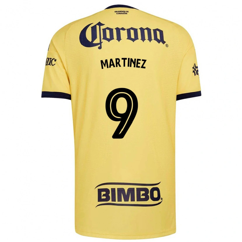 Danxen Kinderen Katty Martinez #9 Geel Rood Zwart Thuisshirt Thuistenue 2026/27 T-Shirt België