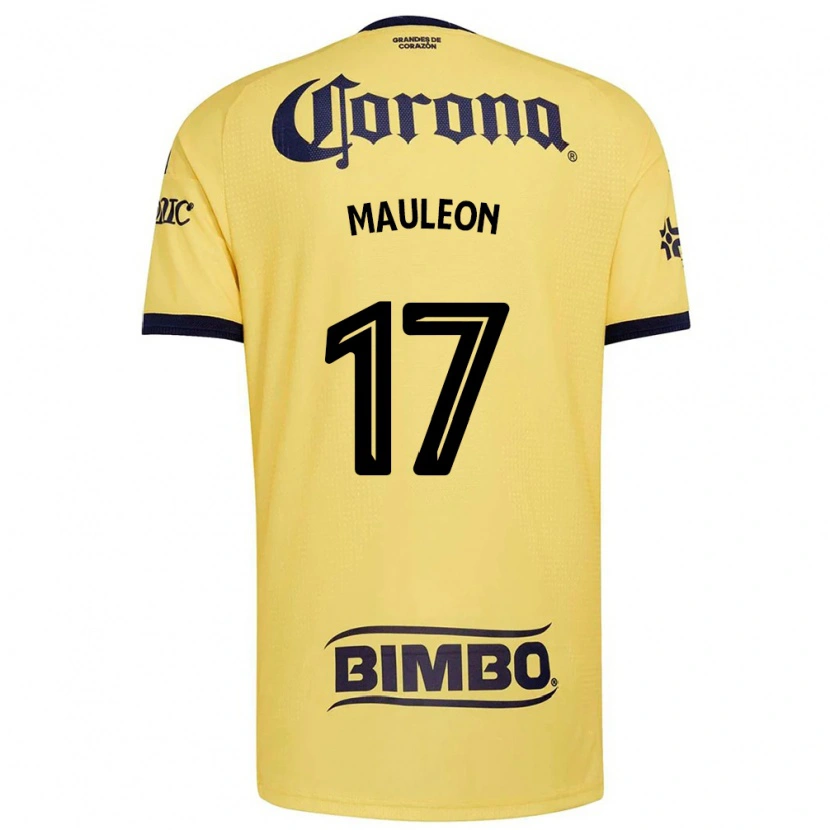 Danxen Kinderen Natalia Mauleon #17 Geel Rood Zwart Thuisshirt Thuistenue 2026/27 T-Shirt België