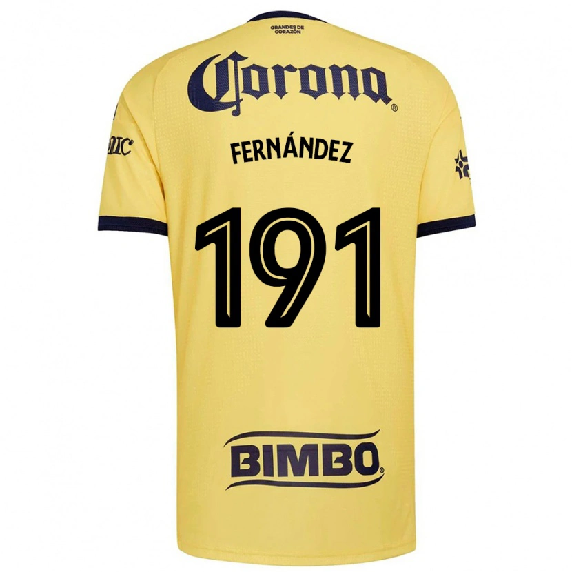Danxen Kinderen Adrián Fernández #191 Geel Rood Zwart Thuisshirt Thuistenue 2026/27 T-Shirt België