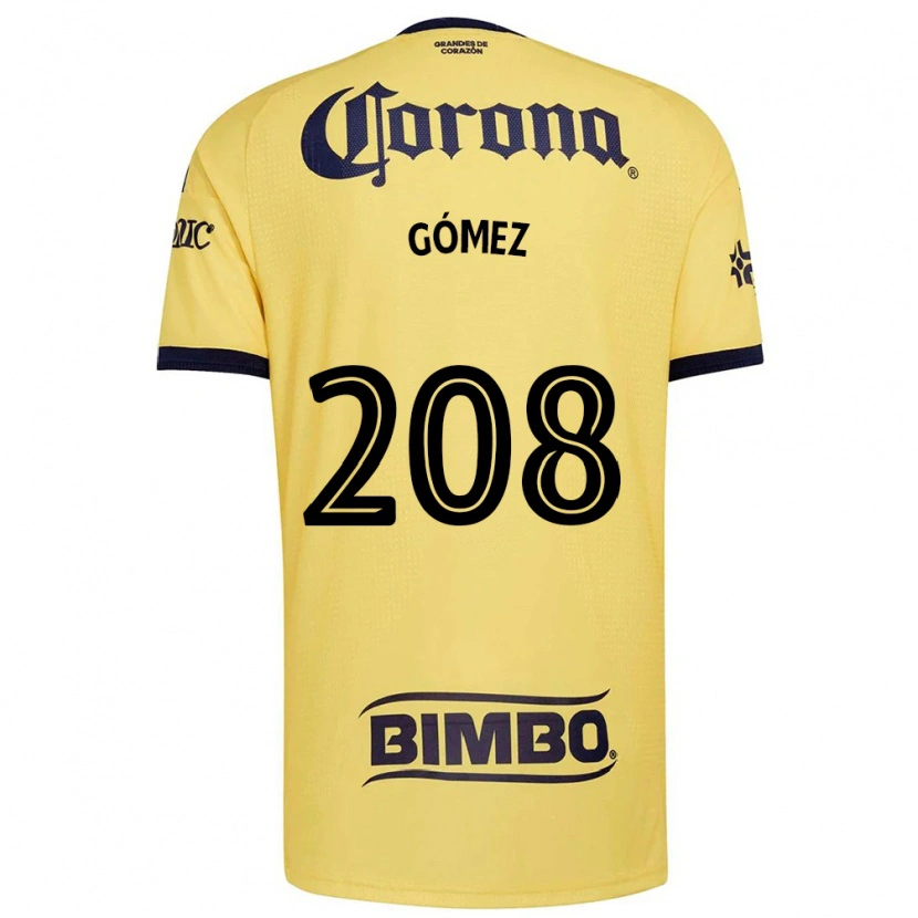 Danxen Kinderen José Gómez #208 Geel Rood Zwart Thuisshirt Thuistenue 2026/27 T-Shirt België
