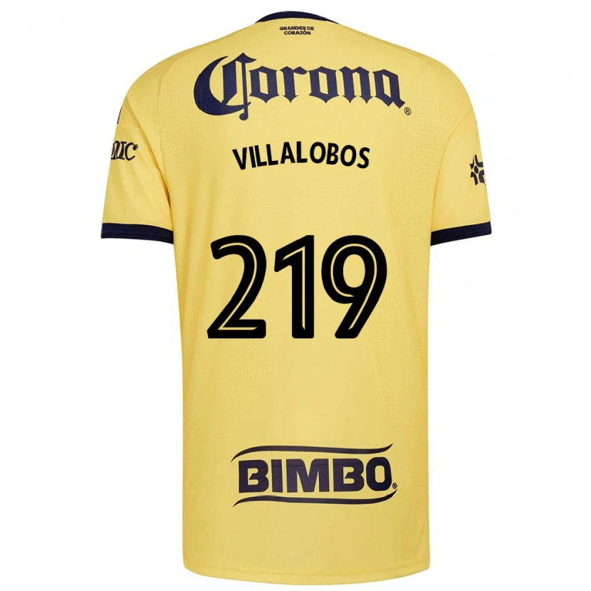 Danxen Kinderen Patricio Villalobos #219 Geel Rood Zwart Thuisshirt Thuistenue 2026/27 T-Shirt België