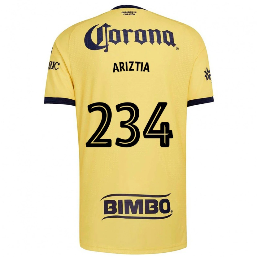 Danxen Kinderen Íñigo Ariztia #234 Geel Rood Zwart Thuisshirt Thuistenue 2026/27 T-Shirt België