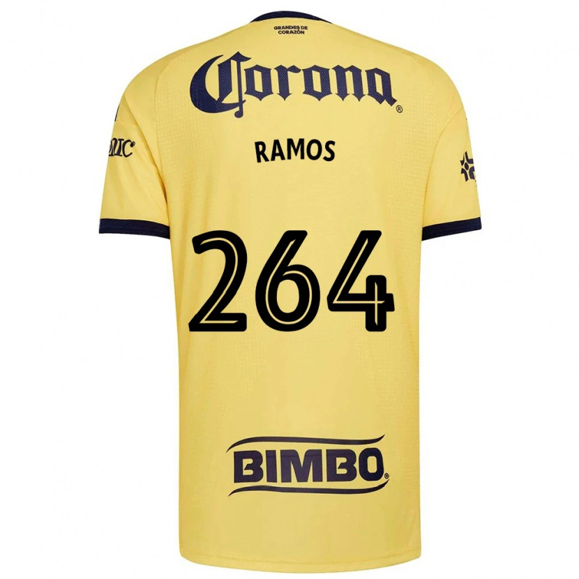 Danxen Kinderen Bryan Ramos #264 Geel Rood Zwart Thuisshirt Thuistenue 2026/27 T-Shirt België