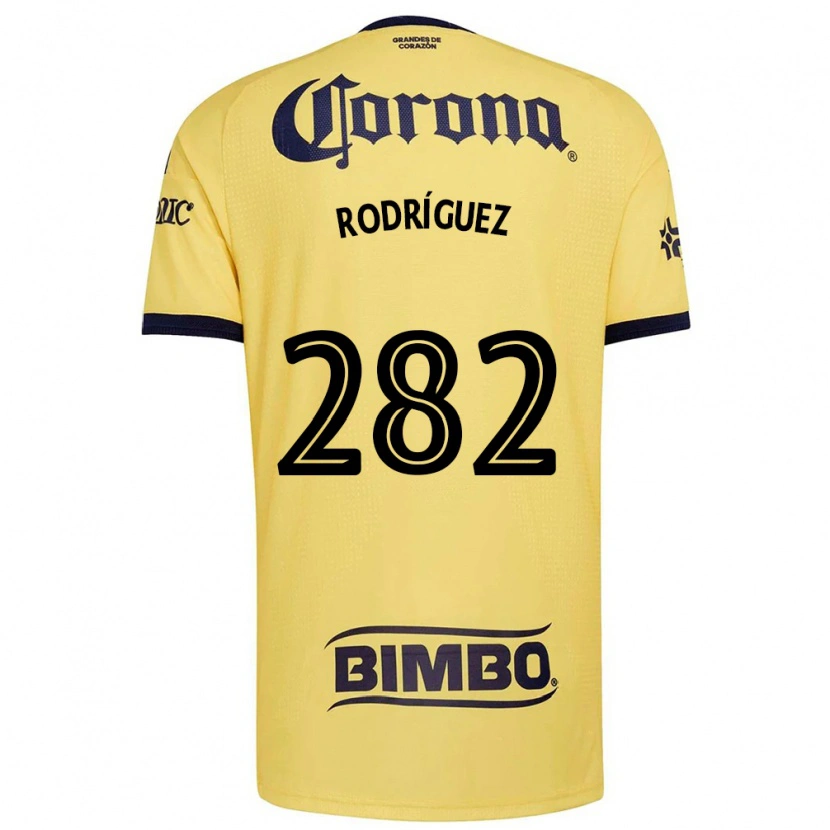 Danxen Kinderen Francisco Rodríguez #282 Geel Rood Zwart Thuisshirt Thuistenue 2026/27 T-Shirt België