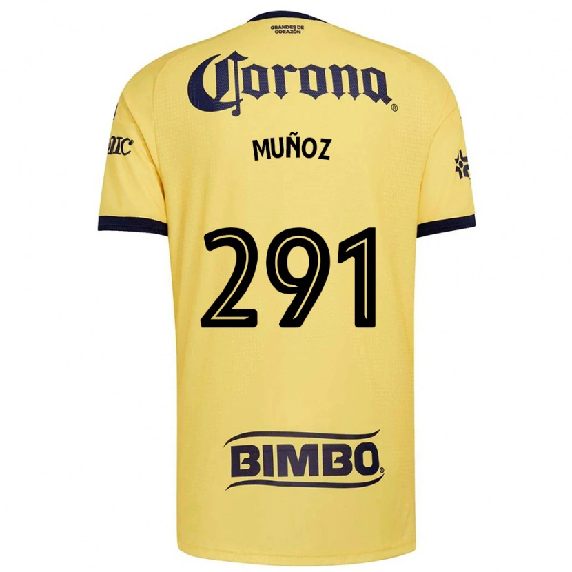 Danxen Kinderen Jorge Muñoz #291 Geel Rood Zwart Thuisshirt Thuistenue 2026/27 T-Shirt België