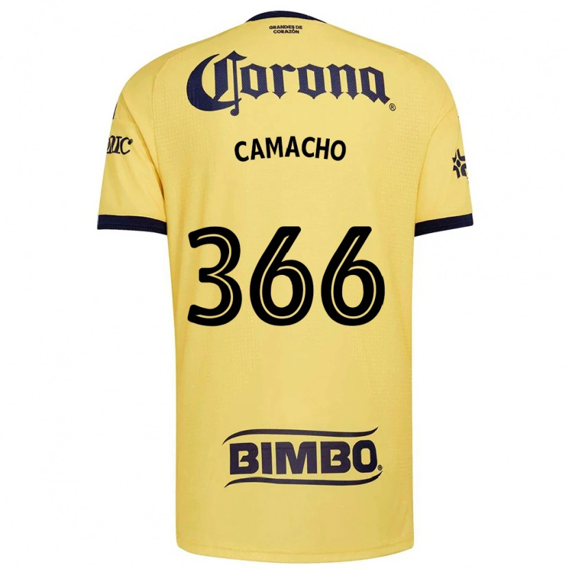 Danxen Kinderen Jorge Camacho #366 Geel Rood Zwart Thuisshirt Thuistenue 2026/27 T-Shirt België