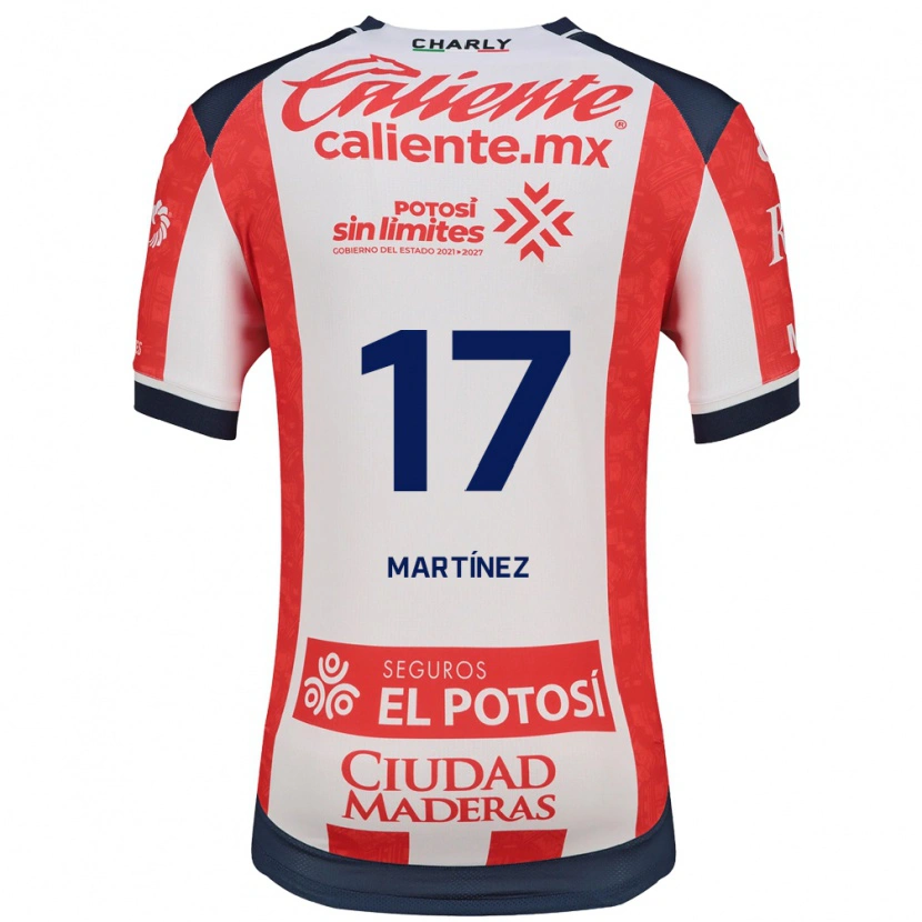 Danxen Kinderen Gabriel Martínez #17 Rood Wit Zwart Thuisshirt Thuistenue 2026/27 T-Shirt België