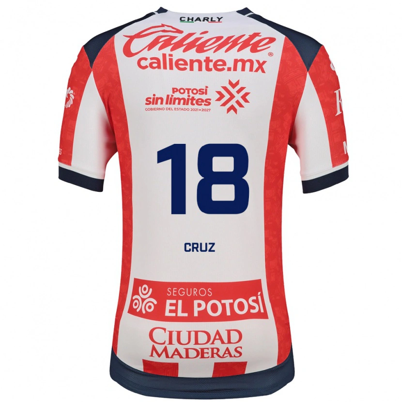 Danxen Kinderen Aldo Cruz #18 Rood Wit Zwart Thuisshirt Thuistenue 2026/27 T-Shirt België