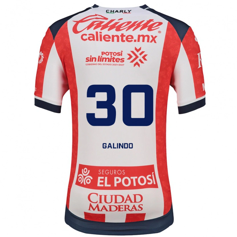 Danxen Kinderen Benjamín Galindo #30 Rood Wit Zwart Thuisshirt Thuistenue 2026/27 T-Shirt België