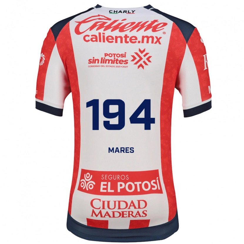 Danxen Kinderen Cristian Mares #194 Rood Wit Zwart Thuisshirt Thuistenue 2026/27 T-Shirt België