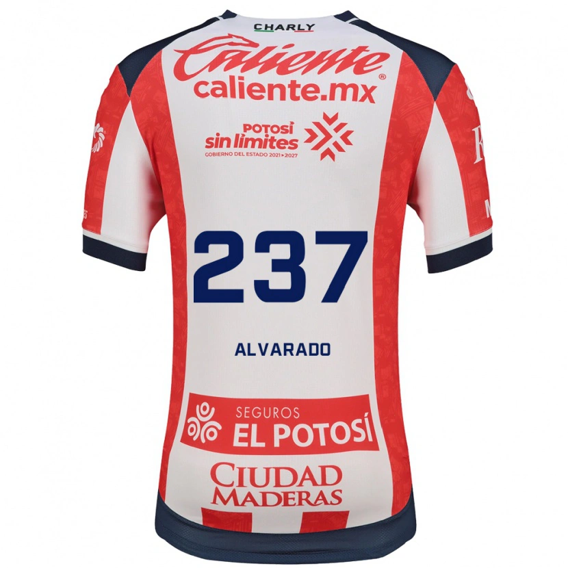 Danxen Kinderen Luis Alvarado #237 Rood Wit Zwart Thuisshirt Thuistenue 2026/27 T-Shirt België