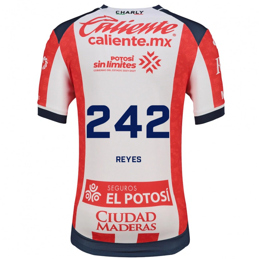 Danxen Kinderen Ángel Reyes #242 Rood Wit Zwart Thuisshirt Thuistenue 2026/27 T-Shirt België