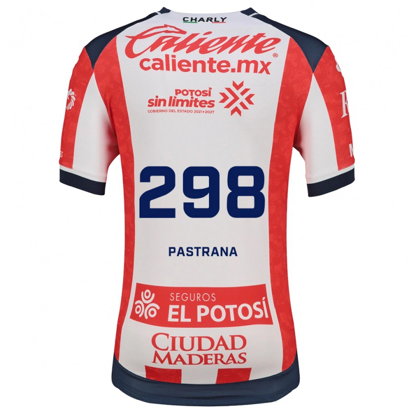 Danxen Kinderen Leonardo Pastrana #298 Rood Wit Zwart Thuisshirt Thuistenue 2026/27 T-Shirt België