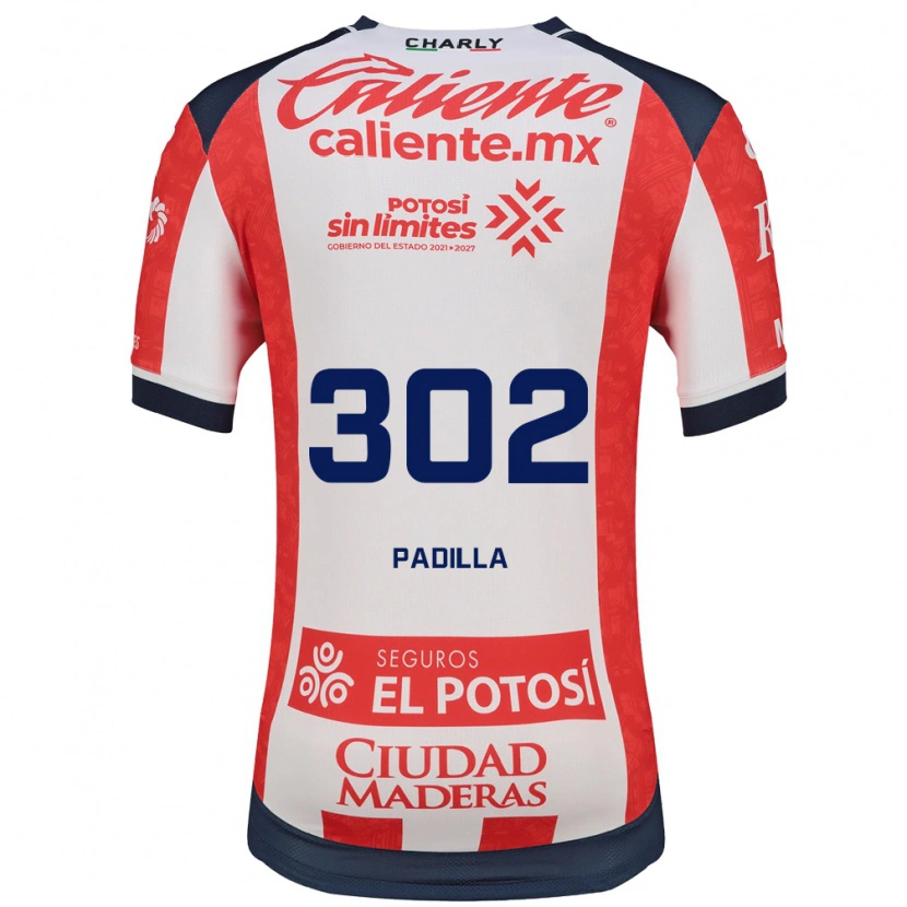 Danxen Kinderen Sahid Padilla #302 Rood Wit Zwart Thuisshirt Thuistenue 2026/27 T-Shirt België