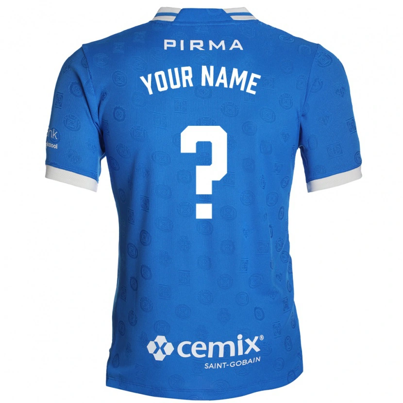 Danxen Kinderen Uw Naam #0 Blauw Wit Rood Thuisshirt Thuistenue 2026/27 T-Shirt België
