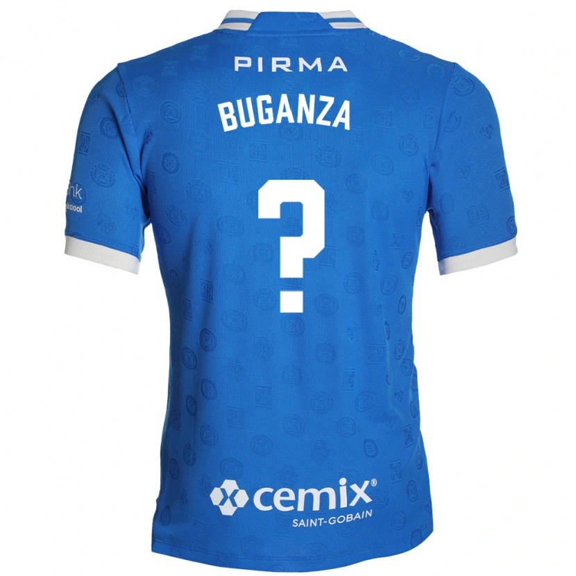 Danxen Kinderen Franco Buganza #0 Blauw Wit Rood Thuisshirt Thuistenue 2026/27 T-Shirt België