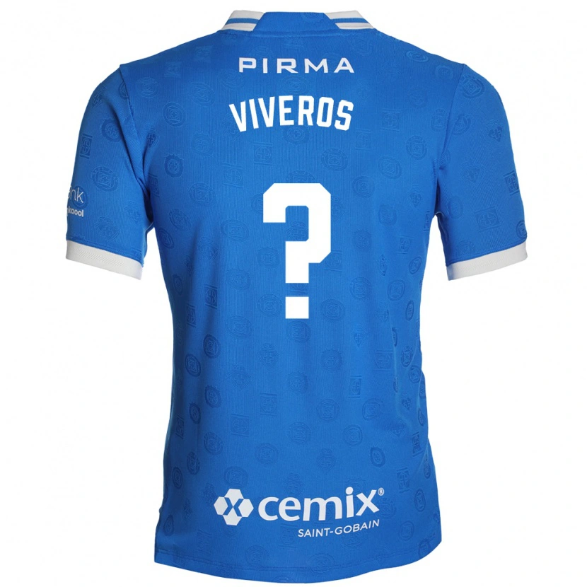 Danxen Kinderen Axel Viveros #0 Blauw Wit Rood Thuisshirt Thuistenue 2026/27 T-Shirt België