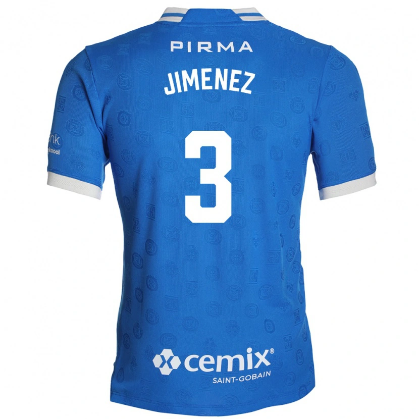 Danxen Kinderen Jaiber Jimenez #3 Blauw Wit Rood Thuisshirt Thuistenue 2026/27 T-Shirt België
