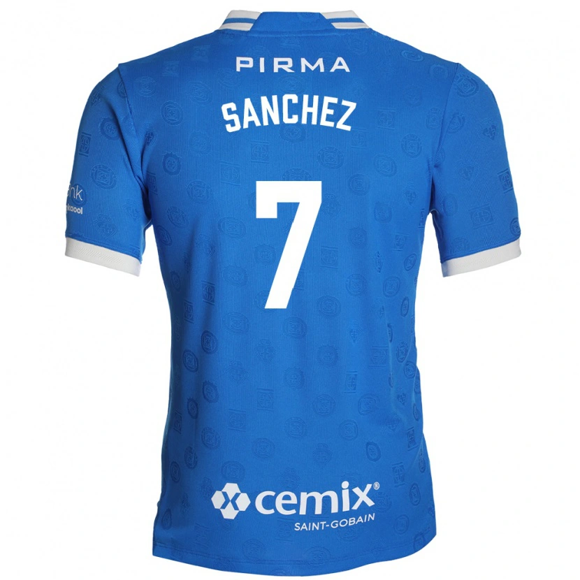 Danxen Kinderen Andrea Sanchez #7 Blauw Wit Rood Thuisshirt Thuistenue 2026/27 T-Shirt België