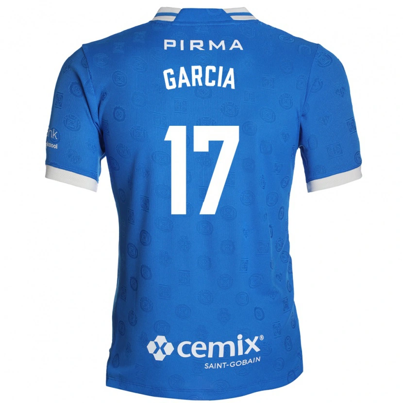 Danxen Kinderen Amaury García #17 Blauw Wit Rood Thuisshirt Thuistenue 2026/27 T-Shirt België