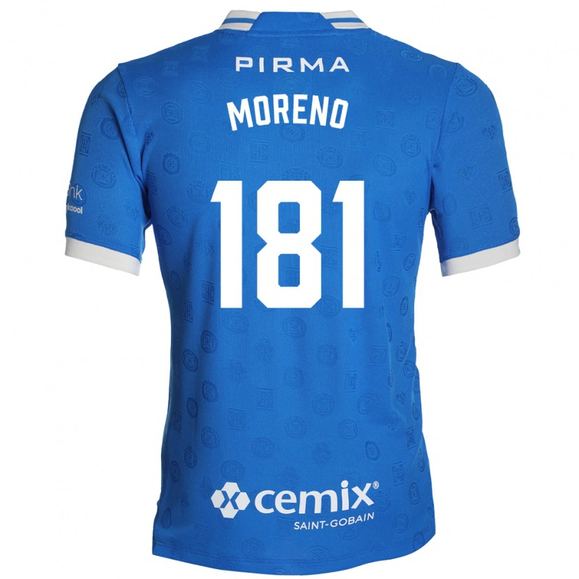 Danxen Kinderen Roberto Moreno #181 Blauw Wit Rood Thuisshirt Thuistenue 2026/27 T-Shirt België