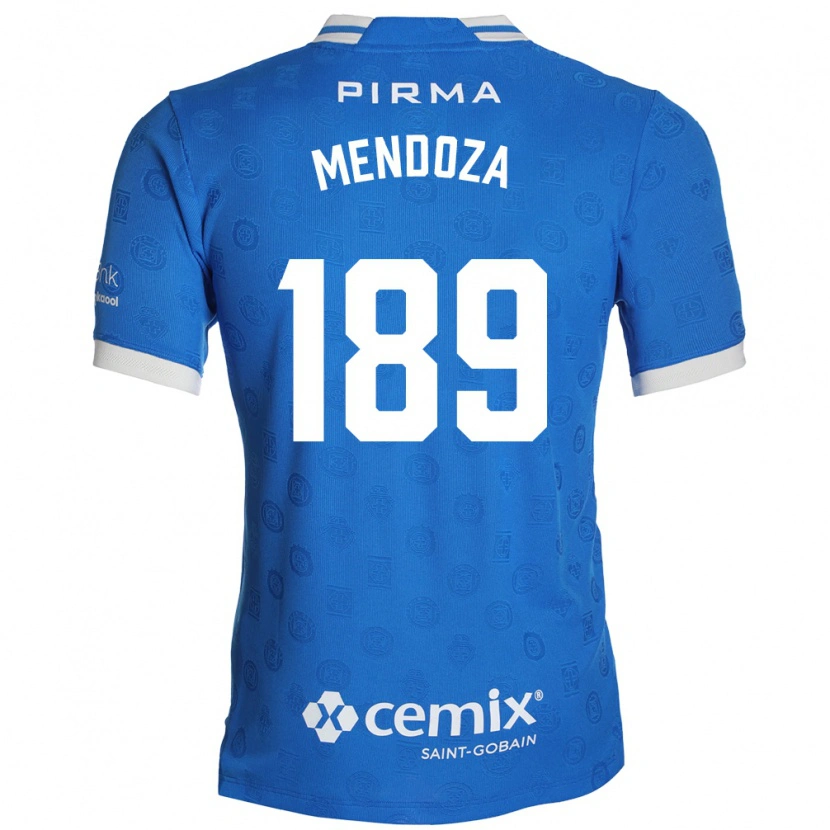 Danxen Kinderen José Mendoza #189 Blauw Wit Rood Thuisshirt Thuistenue 2026/27 T-Shirt België