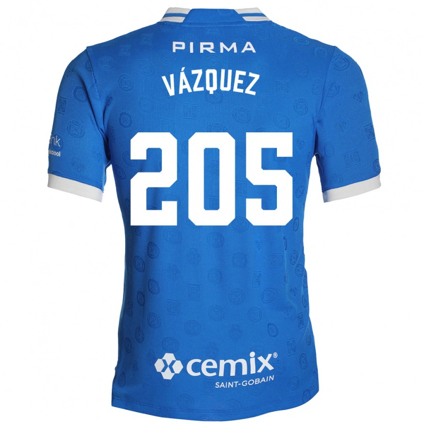 Danxen Kinderen Jonathan Vázquez #205 Blauw Wit Rood Thuisshirt Thuistenue 2026/27 T-Shirt België