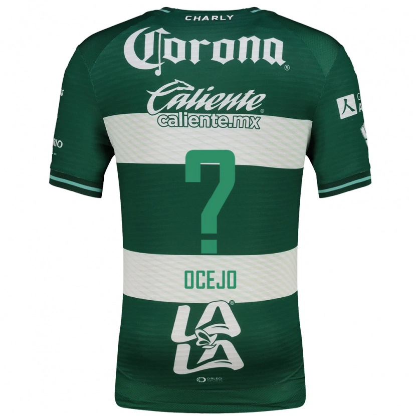 Danxen Kinderen Jesus Ocejo #0 Groen Wit Thuisshirt Thuistenue 2026/27 T-Shirt België