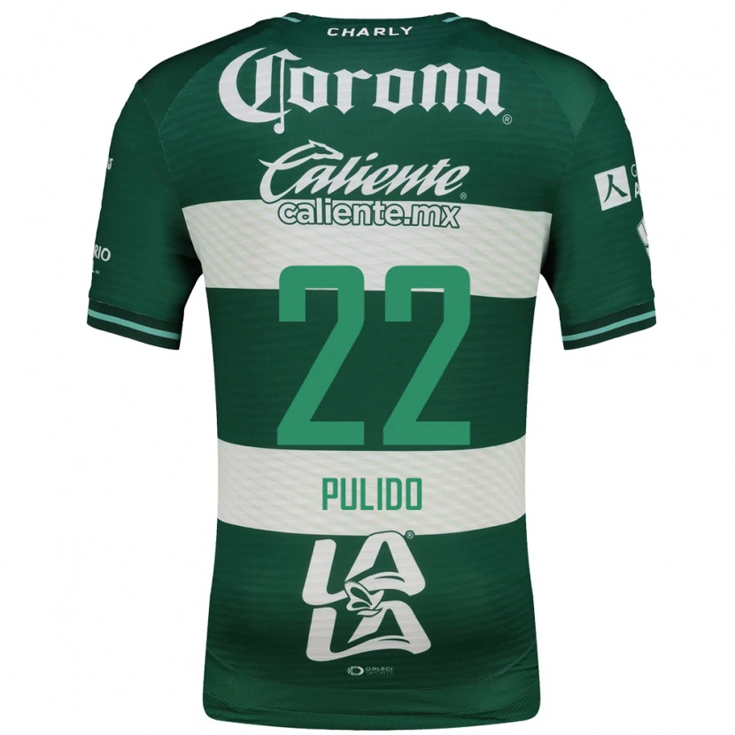 Danxen Kinderen Sheila Pulido #22 Groen Wit Thuisshirt Thuistenue 2026/27 T-Shirt België