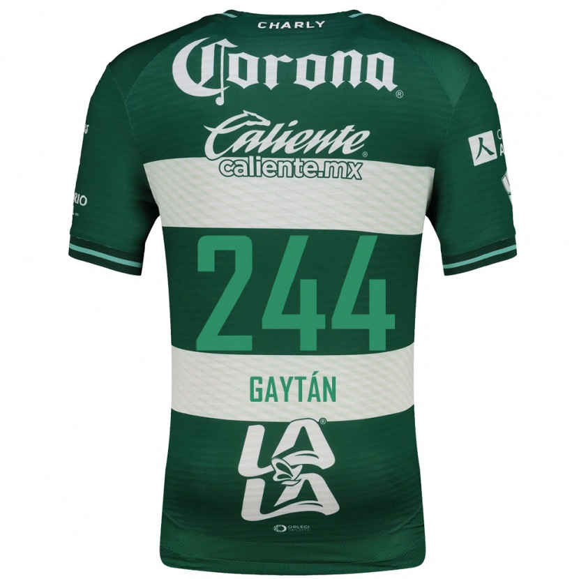 Danxen Kinderen Axel Gaytán #244 Groen Wit Thuisshirt Thuistenue 2026/27 T-Shirt België