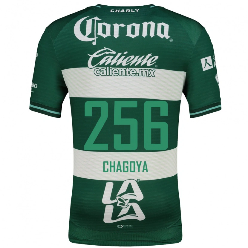 Danxen Kinderen Axel Chagoya #256 Groen Wit Thuisshirt Thuistenue 2026/27 T-Shirt België