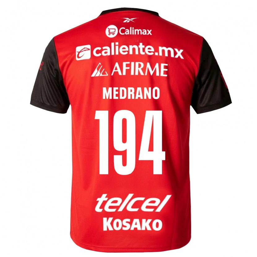 Danxen Kinderen Luis Medrano #194 Zwart Rood Thuisshirt Thuistenue 2026/27 T-Shirt België