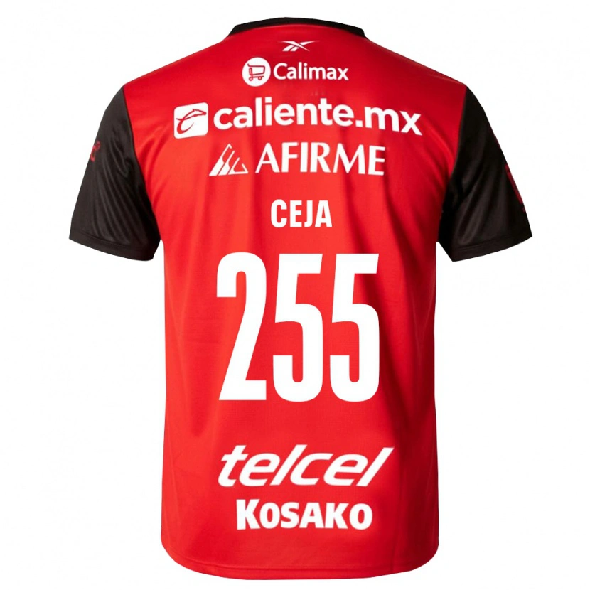 Danxen Kinderen Julio Ceja #255 Zwart Rood Thuisshirt Thuistenue 2026/27 T-Shirt België